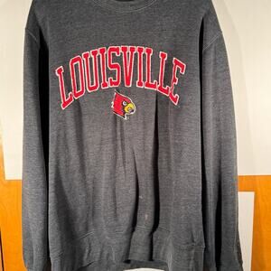 Vintage‎ University of Louisville Cardinals Kentucky Crewneck Sweater Large L
